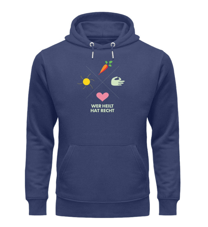 DIE MÖHRE: GRÜNZEUG ORGANIC HOODIE MÄDELS • WER HEILT, HAT RECHT!-HARLEKINSHOP