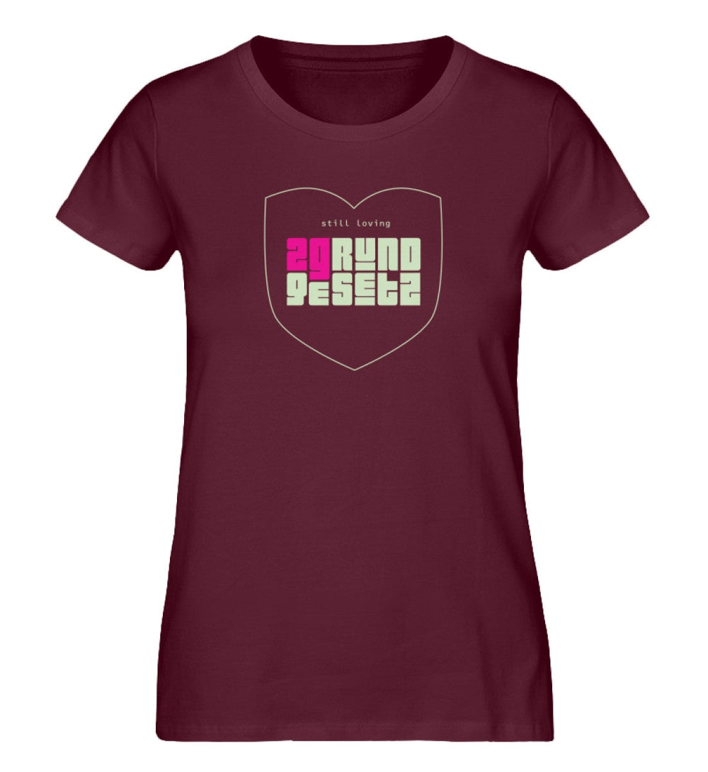 DIE MÖHRE: GRÜNZEUG ORGANIC SHIRT MÄDELS • 2G: STILL LOVING GRUNDGESETZ-HARLEKINSHOP