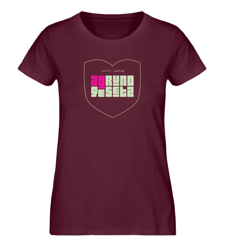 DIE MÖHRE: GRÜNZEUG ORGANIC SHIRT MÄDELS • 2G: STILL LOVING GRUNDGESETZ-HARLEKINSHOP