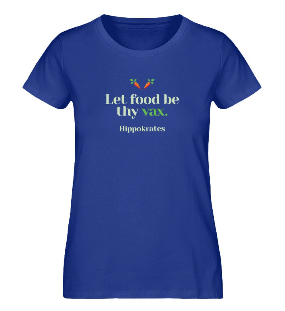 DIE MÖHRE: GRÜNZEUG ORGANIC SHIRT MÄDELS • FOOD & VAX / HIPPOKRATES - DUNKEL-HARLEKINSHOP