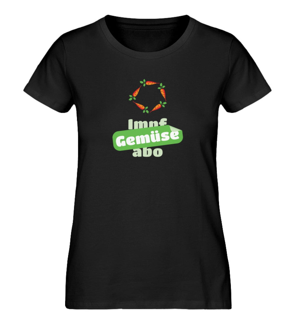 DIE MÖHRE: GRÜNZEUG ORGANIC SHIRT MÄDELS • GEMÜSEABO-HARLEKINSHOP