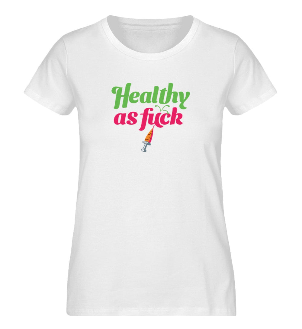 DIE MÖHRE: GRÜNZEUG ORGANIC SHIRT MÄDELS • HEALTHY AS FUCK-HARLEKINSHOP