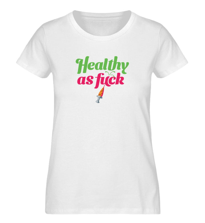 DIE MÖHRE: GRÜNZEUG ORGANIC SHIRT MÄDELS • HEALTHY AS FUCK-HARLEKINSHOP