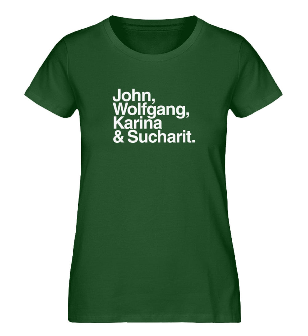 DIE MÖHRE: GRÜNZEUG ORGANIC SHIRT MÄDELS • JOHN, WOLFGANG, KARINA & SUCHARIT - DUNKEL-HARLEKINSHOP