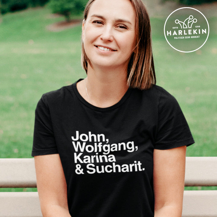 DIE MÖHRE: GRÜNZEUG ORGANIC SHIRT MÄDELS • JOHN, WOLFGANG, KARINA & SUCHARIT - DUNKEL-HARLEKINSHOP