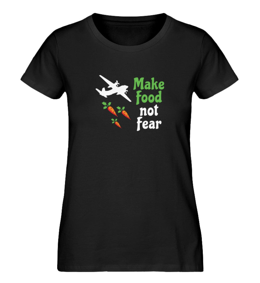 DIE MÖHRE: GRÜNZEUG ORGANIC SHIRT MÄDELS • MAKE FOOD NOT FEAR-HARLEKINSHOP