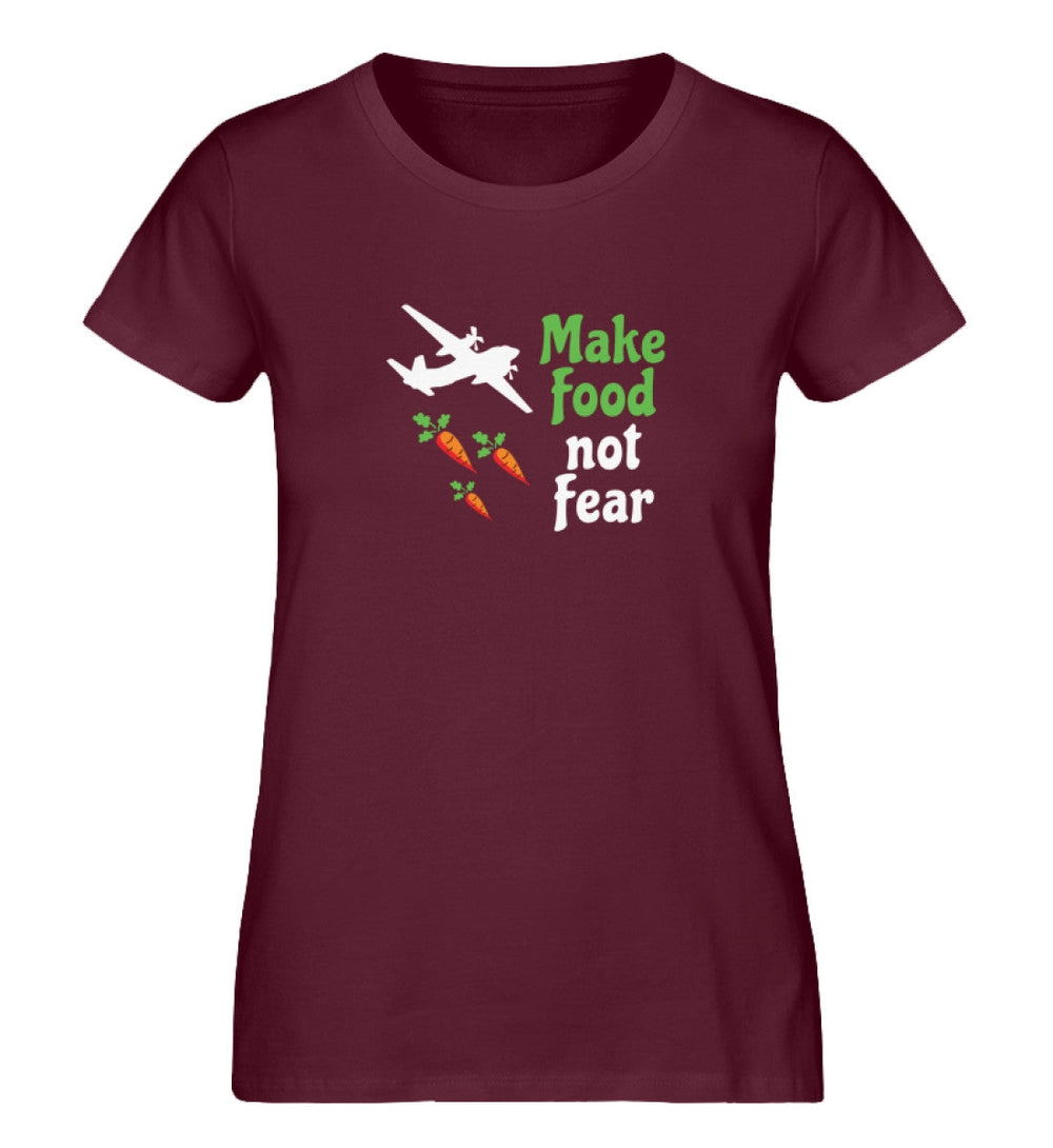 DIE MÖHRE: GRÜNZEUG ORGANIC SHIRT MÄDELS • MAKE FOOD NOT FEAR-HARLEKINSHOP