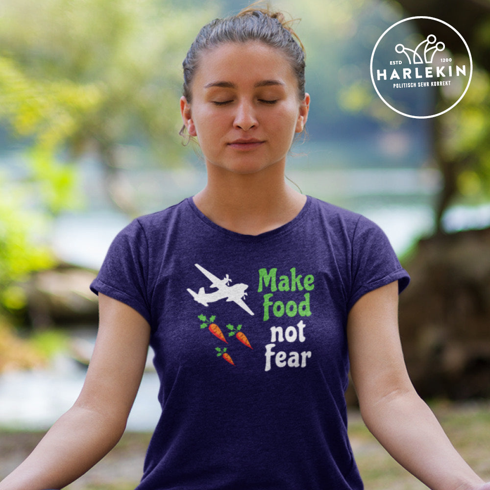 DIE MÖHRE: GRÜNZEUG ORGANIC SHIRT MÄDELS • MAKE FOOD NOT FEAR-HARLEKINSHOP