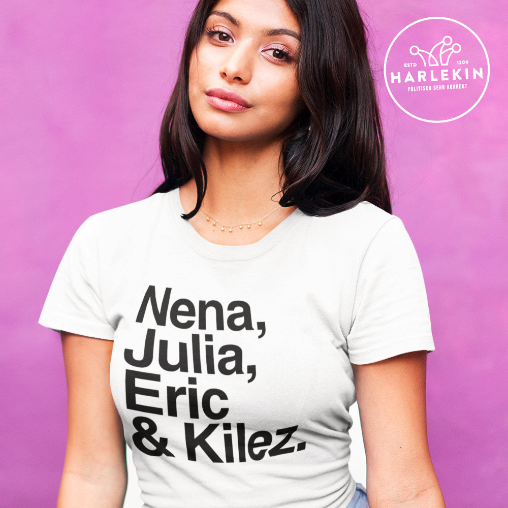 DIE MÖHRE: GRÜNZEUG ORGANIC SHIRT MÄDELS • NENA, JULIA, ERIC & KILEZ - HELL-HARLEKINSHOP