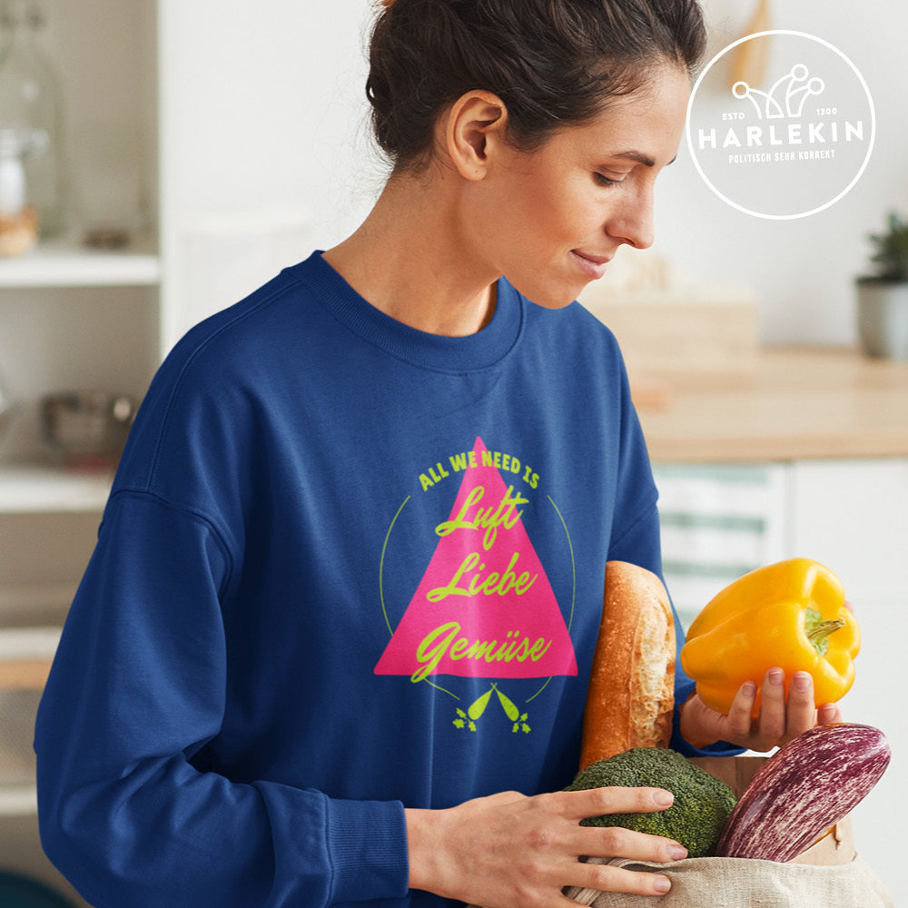 DIE MÖHRE: GRÜNZEUG ORGANIC SWEATER MÄDELS • ALL WE NEED IS-HARLEKINSHOP