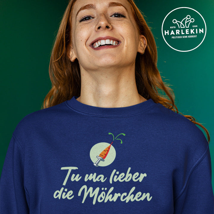 DIE MÖHRE: GRÜNZEUG ORGANIC SWEATER MÄDELS • DIE MÖHRCHEN-HARLEKINSHOP