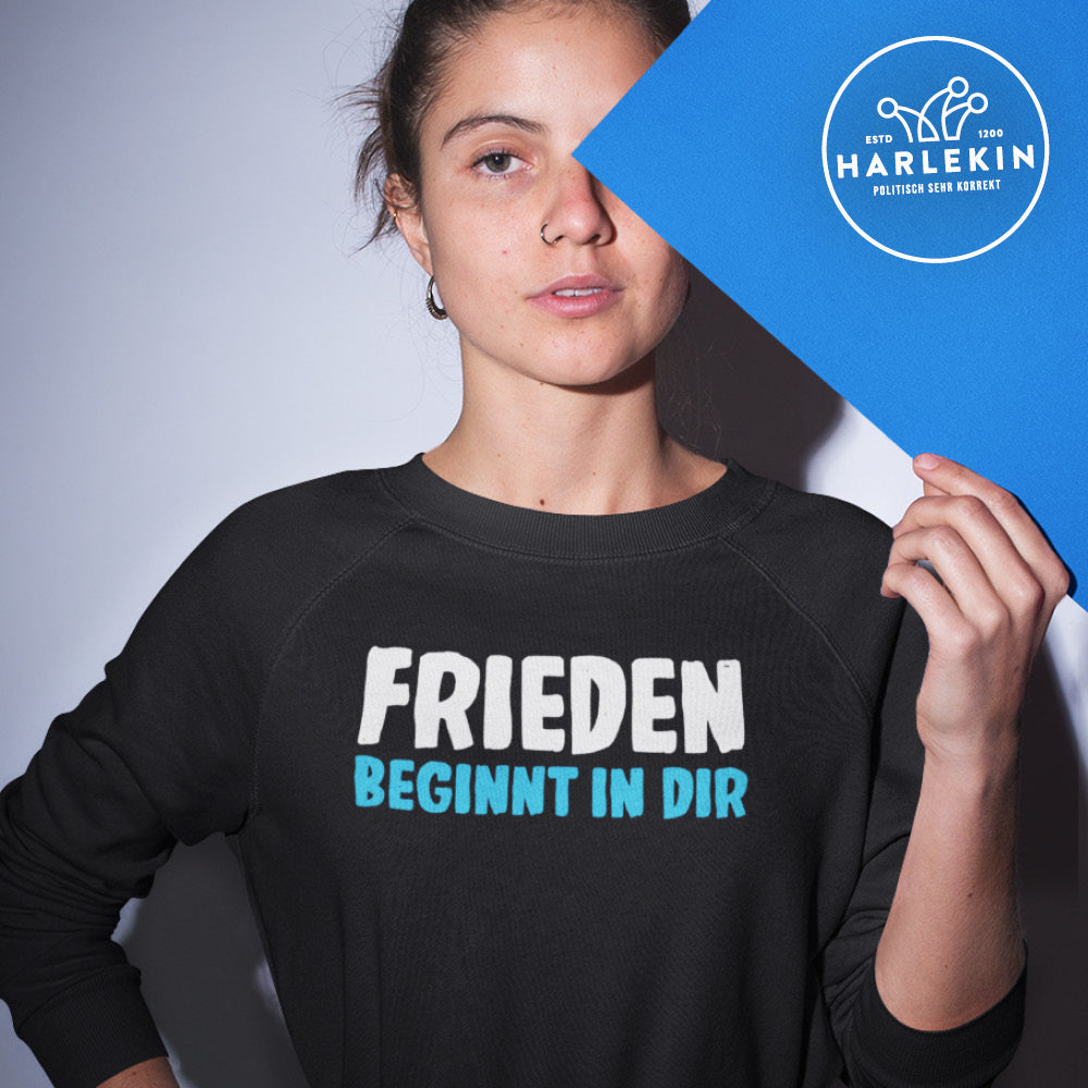 DIE MÖHRE: GRÜNZEUG ORGANIC SWEATER MÄDELS • FRIEDEN BEGINNT IN DIR-HARLEKINSHOP