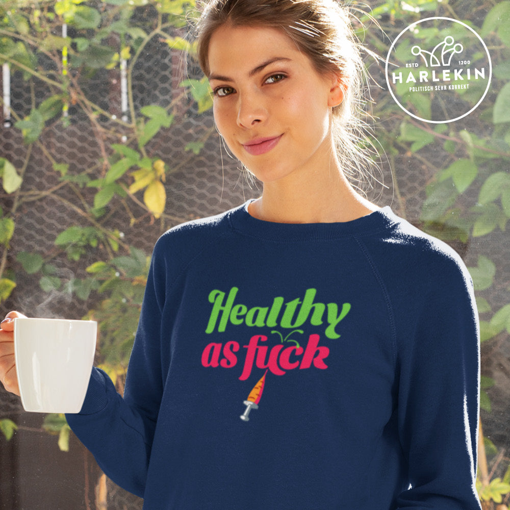 DIE MÖHRE: GRÜNZEUG ORGANIC SWEATER MÄDELS • HEALTHY AS FUCK-HARLEKINSHOP