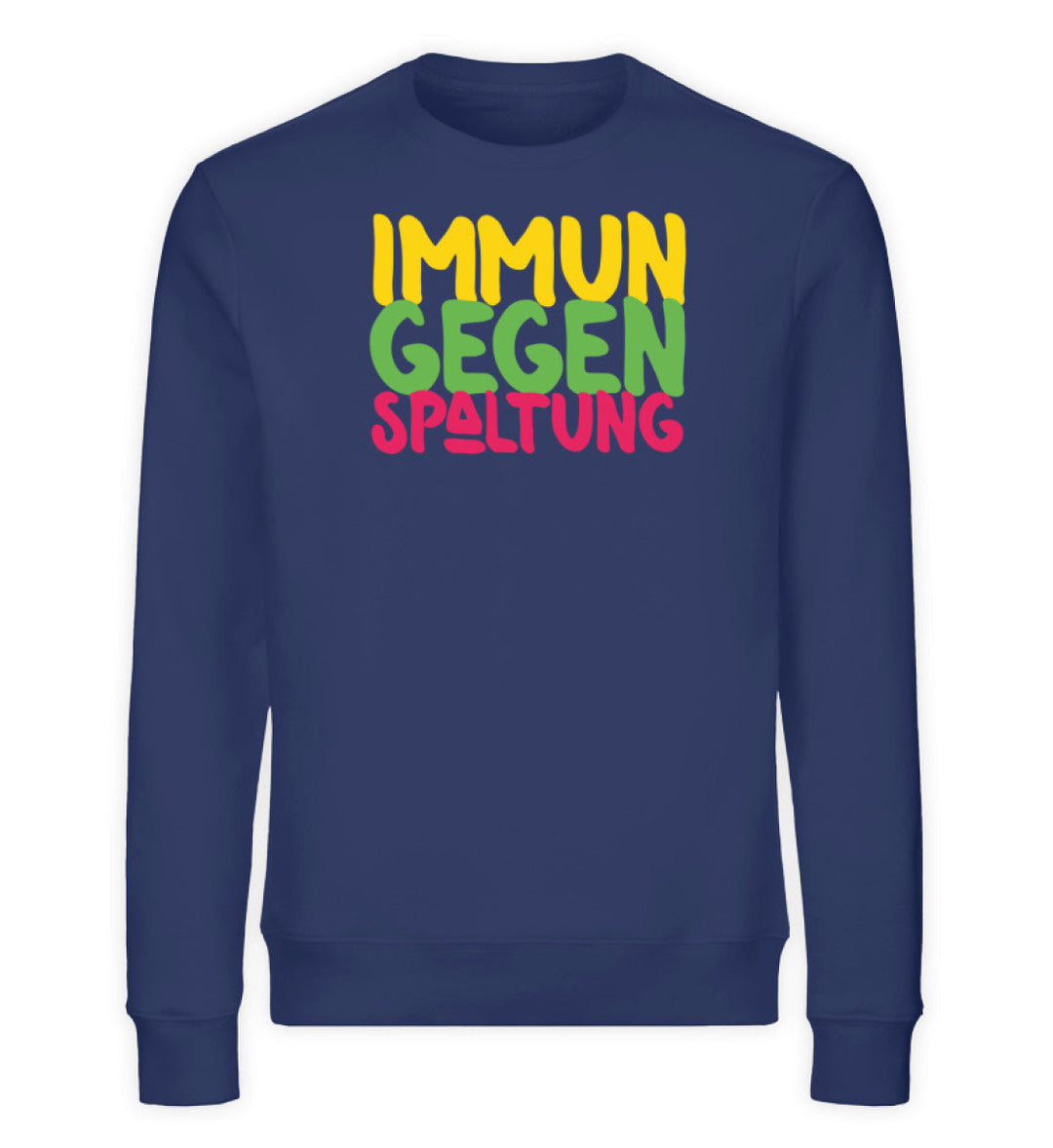 DIE MÖHRE: GRÜNZEUG ORGANIC SWEATER MÄDELS • IMMUN GEGEN SPALTUNG-HARLEKINSHOP