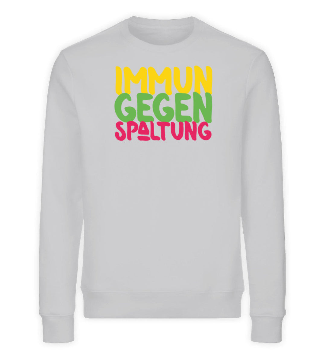 DIE MÖHRE: GRÜNZEUG ORGANIC SWEATER MÄDELS • IMMUN GEGEN SPALTUNG-HARLEKINSHOP