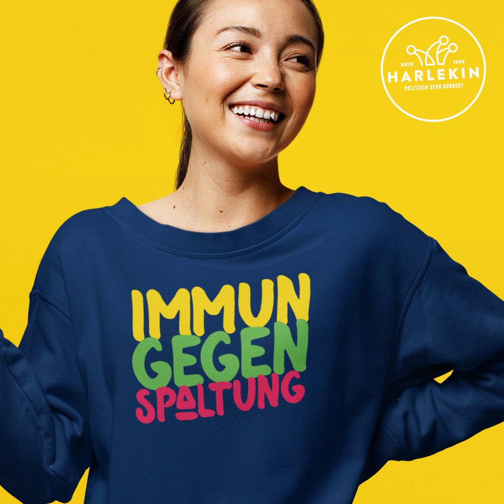 DIE MÖHRE: GRÜNZEUG ORGANIC SWEATER MÄDELS • IMMUN GEGEN SPALTUNG-HARLEKINSHOP