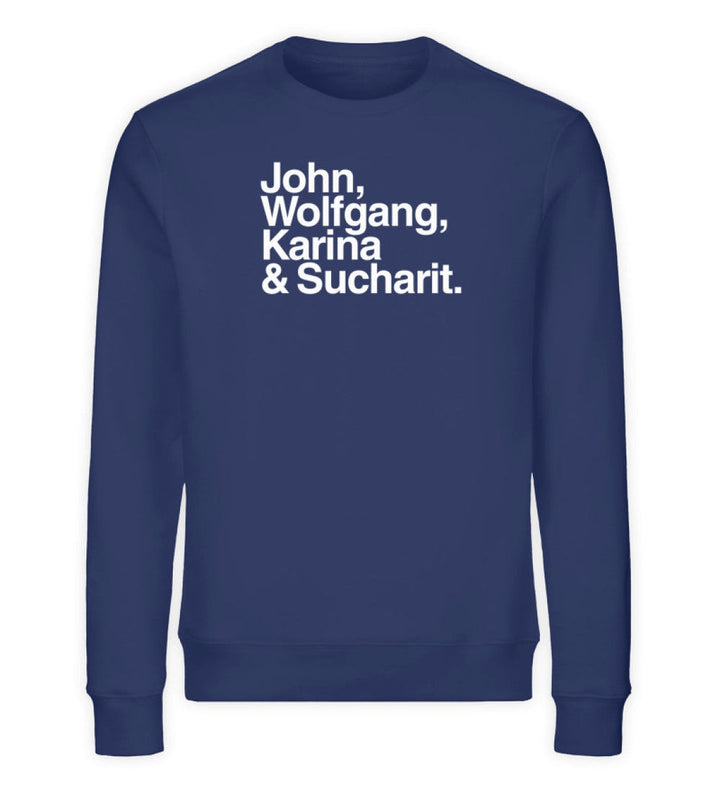 DIE MÖHRE: GRÜNZEUG ORGANIC SWEATER MÄDELS • JOHN, WOLFGANG, KARINA & SUCHARIT - DUNKEL-HARLEKINSHOP