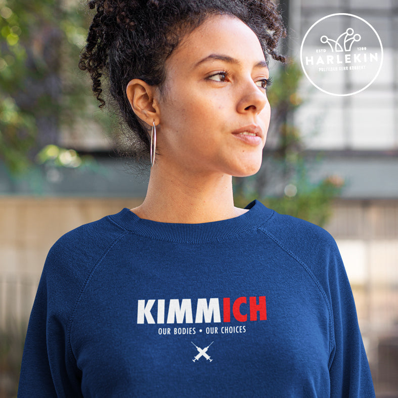 DIE MÖHRE: GRÜNZEUG ORGANIC SWEATER MÄDELS • KIMMICH: OUR BODIES OUR CHOICES-HARLEKINSHOP