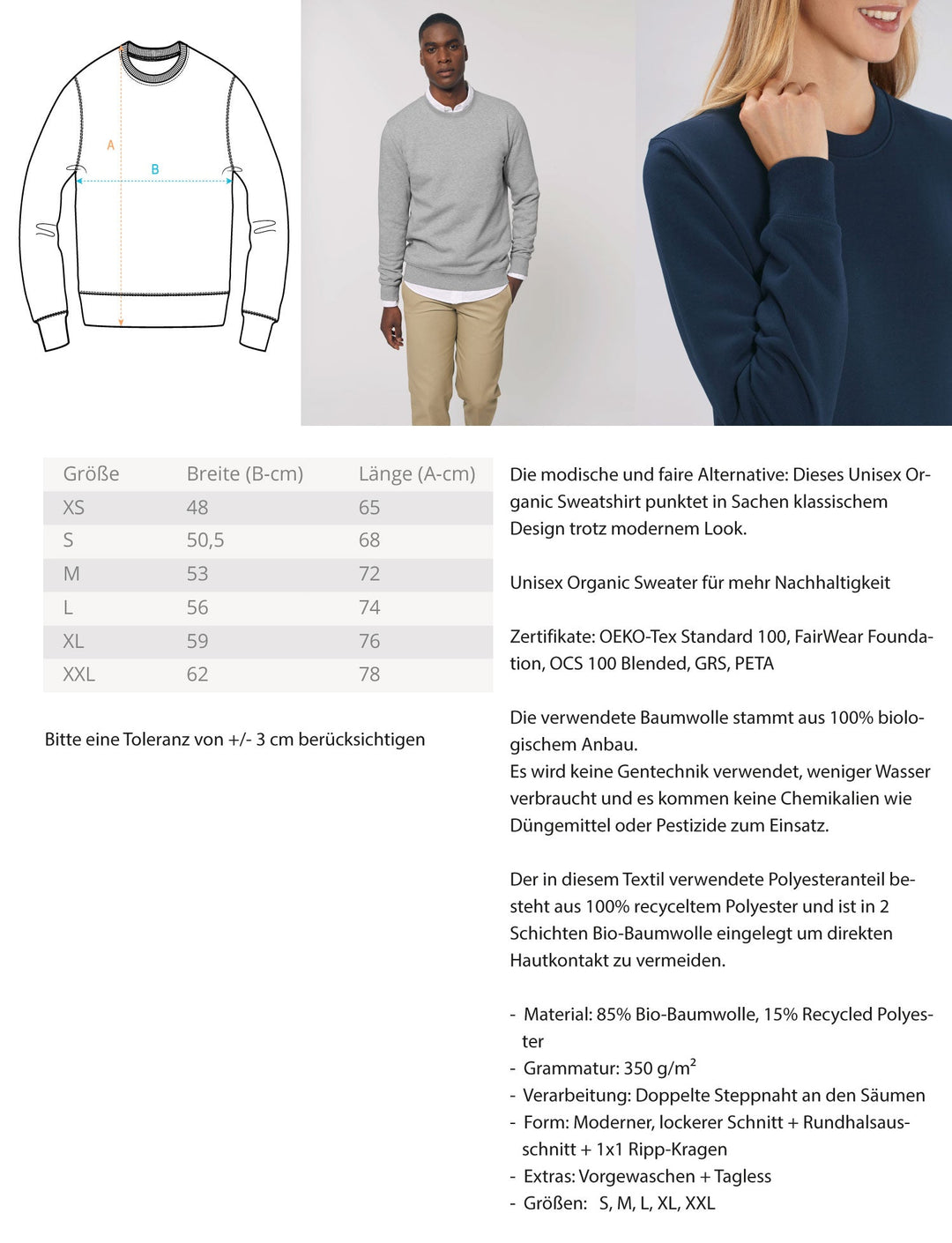 DIE MÖHRE: GRÜNZEUG ORGANIC SWEATER MÄDELS • NEIN HEISST NEIN - DUNKEL-HARLEKINSHOP