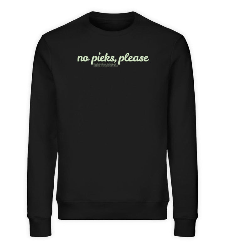 DIE MÖHRE: GRÜNZEUG ORGANIC SWEATER MÄDELS • NO PIEKS PLEACE-HARLEKINSHOP