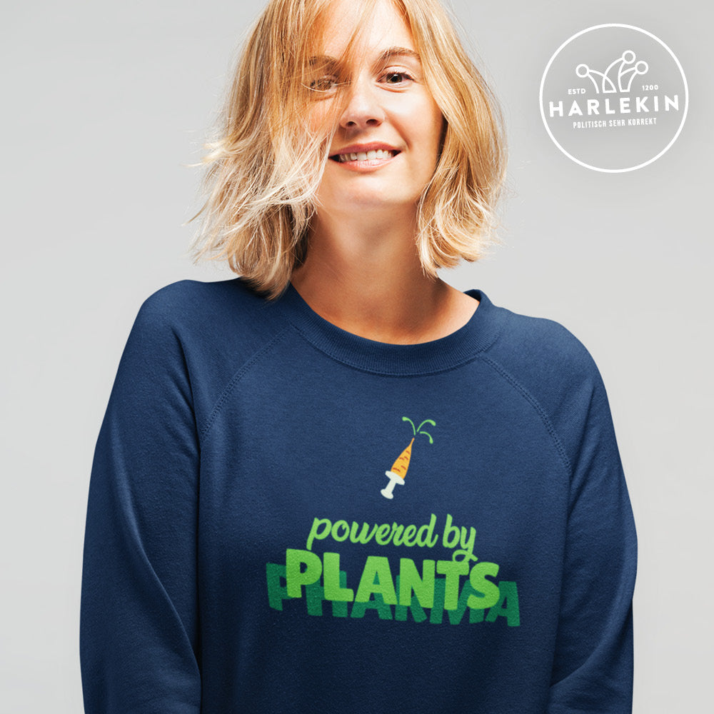 DIE MÖHRE: GRÜNZEUG ORGANIC SWEATER MÄDELS • POWERED BY PLANTS-HARLEKINSHOP