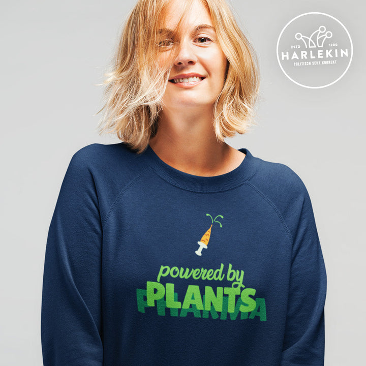 DIE MÖHRE: GRÜNZEUG ORGANIC SWEATER MÄDELS • POWERED BY PLANTS-HARLEKINSHOP