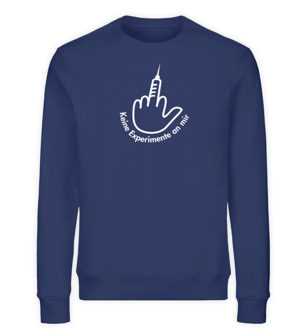 DIE MÖHRE: GRÜNZEUG ORGANIC SWEATER MÄDELS • STINKEFINGER: KEINE EXPERIMENTE AN MIR - DUNKEL-HARLEKINSHOP