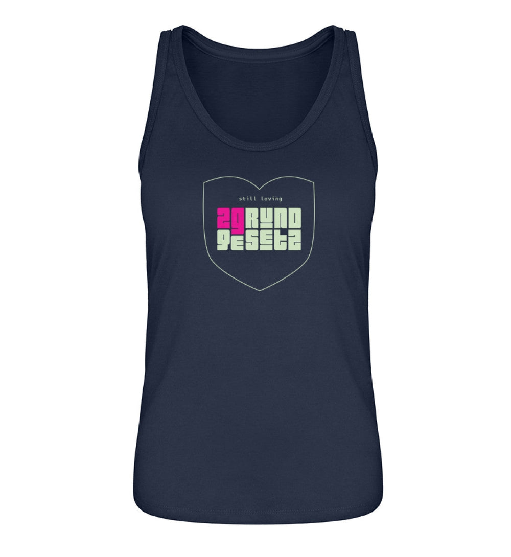 DIE MÖHRE: GRÜNZEUG ORGANIC TANK TOP MÄDELS• 2G: STILL LOVING GRUNDGESETZ-HARLEKINSHOP