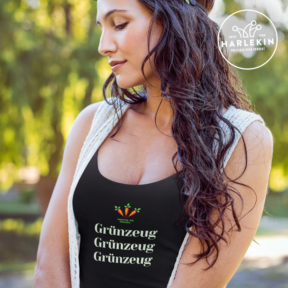 DIE MÖHRE: GRÜNZEUG ORGANIC TANK TOP MÄDELS • 3G-REGEL: GRÜNZEUG-HARLEKINSHOP