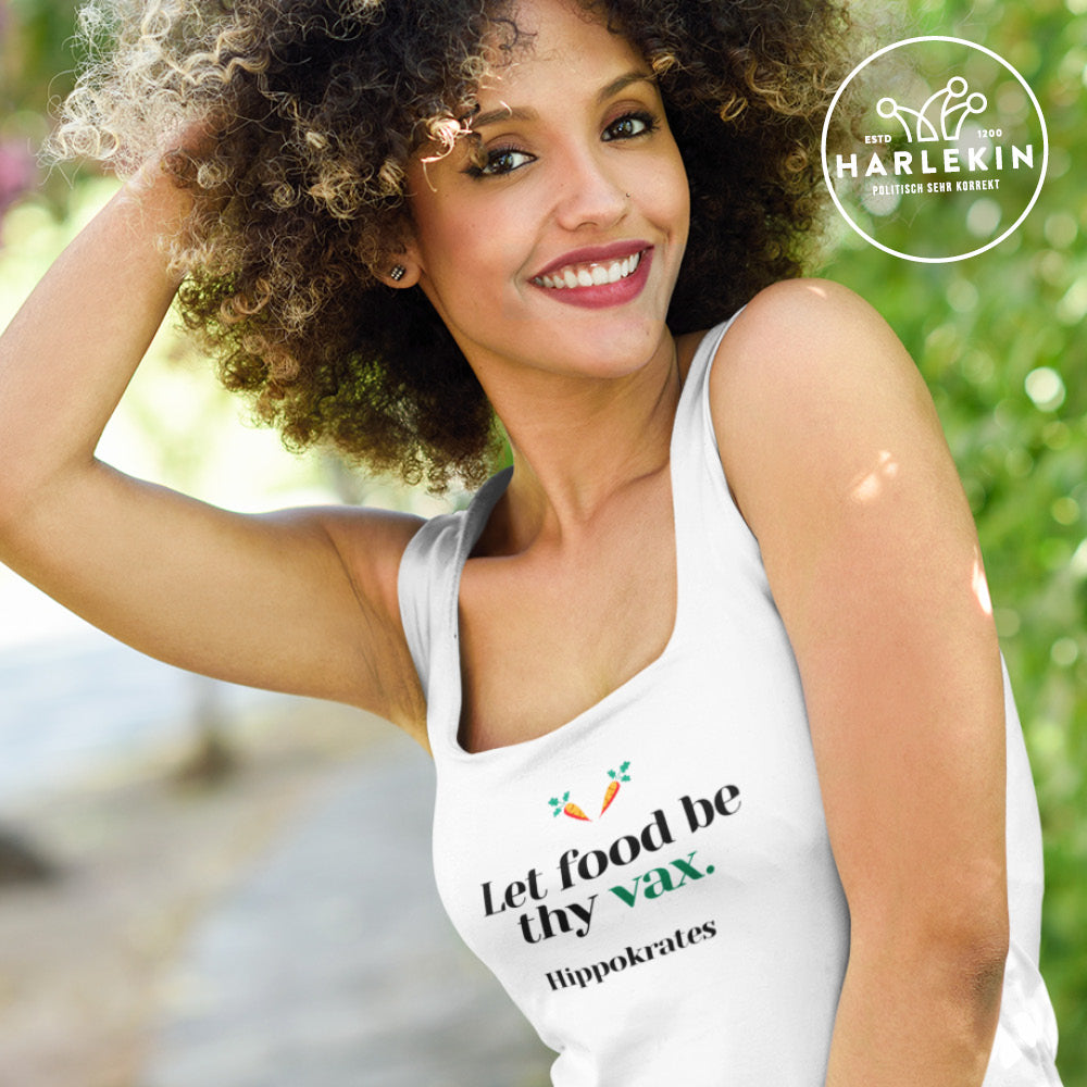 DIE MÖHRE: GRÜNZEUG ORGANIC TANK TOP MÄDELS • FOOD & VAX / HIPPOKRATES - HELL-HARLEKINSHOP