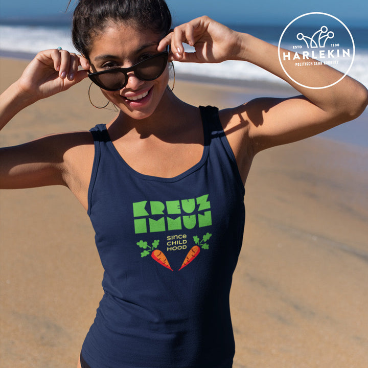 DIE MÖHRE: GRÜNZEUG ORGANIC TANK TOP MÄDELS • KREUZIMMUN-HARLEKINSHOP