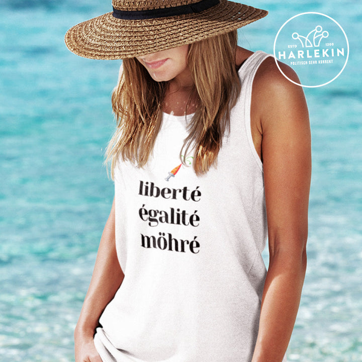 DIE MÖHRE: GRÜNZEUG ORGANIC TANK TOP MÄDELS • LIBERTE EGALITE MÖHRE - HELL-HARLEKINSHOP