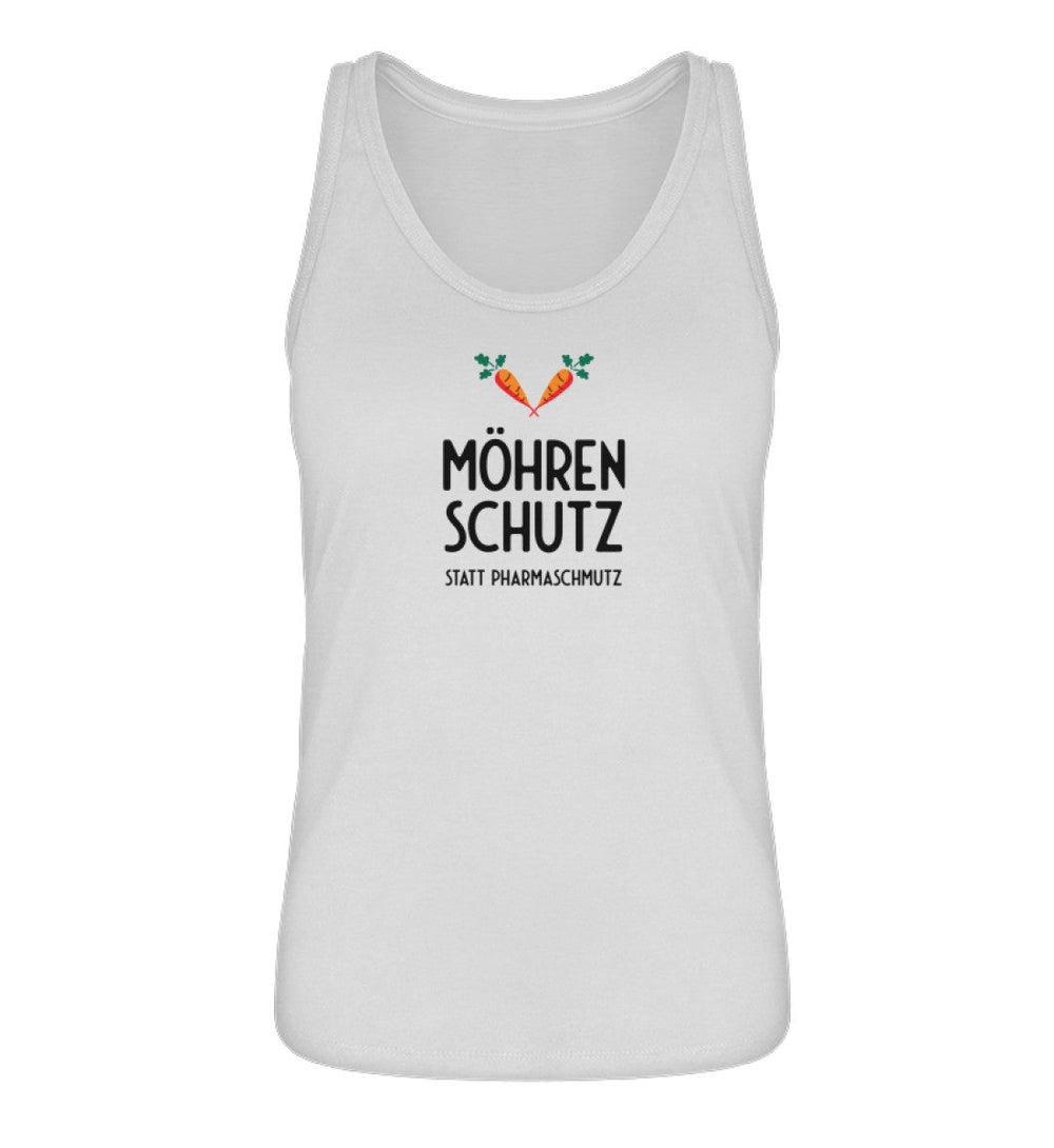 DIE MÖHRE: GRÜNZEUG ORGANIC TANK TOP MÄDELS • MÖHRENSCHUTZ STATT PHARMASCHUTZ - HELL-HARLEKINSHOP