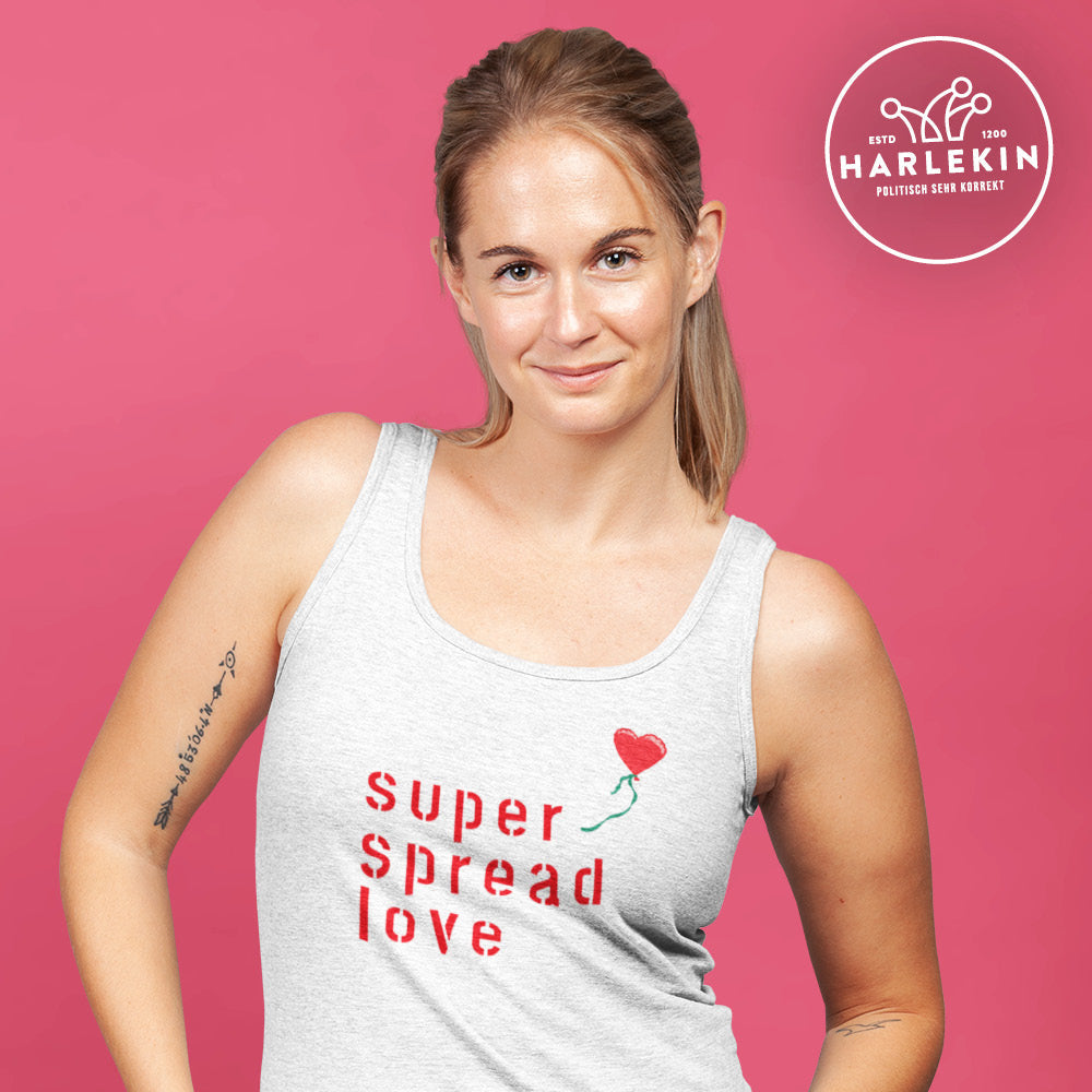 DIE MÖHRE: GRÜNZEUG ORGANIC TANK TOP MÄDELS • SUPER SPREAD LOVE-HARLEKINSHOP