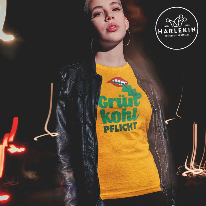 DIE MÖHRE: GRÜNZEUG SHIRT MÄDELS • GRÜNKOHL-PFLICHT-HARLEKINSHOP