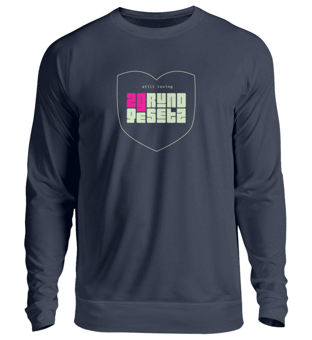 DIE MÖHRE: GRÜNZEUG SWEATER MÄDELS • 2G: STILL LOVING GRUNDGESETZ-HARLEKINSHOP