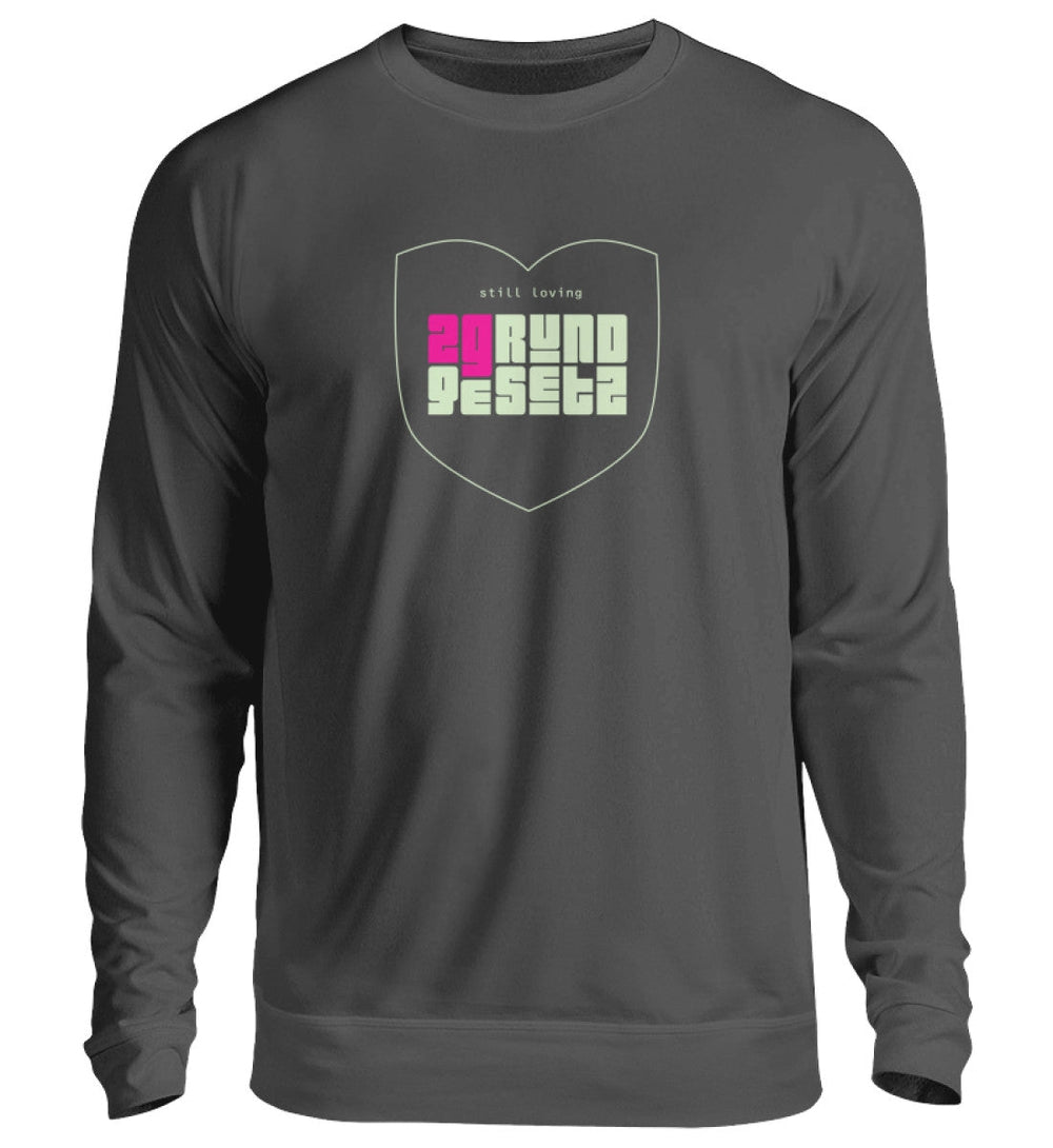 DIE MÖHRE: GRÜNZEUG SWEATER MÄDELS • 2G: STILL LOVING GRUNDGESETZ-HARLEKINSHOP