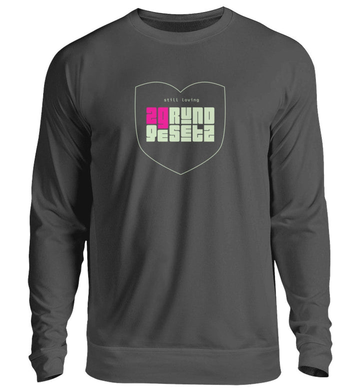 DIE MÖHRE: GRÜNZEUG SWEATER MÄDELS • 2G: STILL LOVING GRUNDGESETZ-HARLEKINSHOP