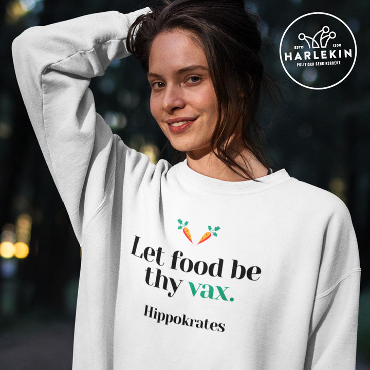 DIE MÖHRE: GRÜNZEUG SWEATER MÄDELS • FOOD & VAX / HIPPOKRATES - HELL-HARLEKINSHOP