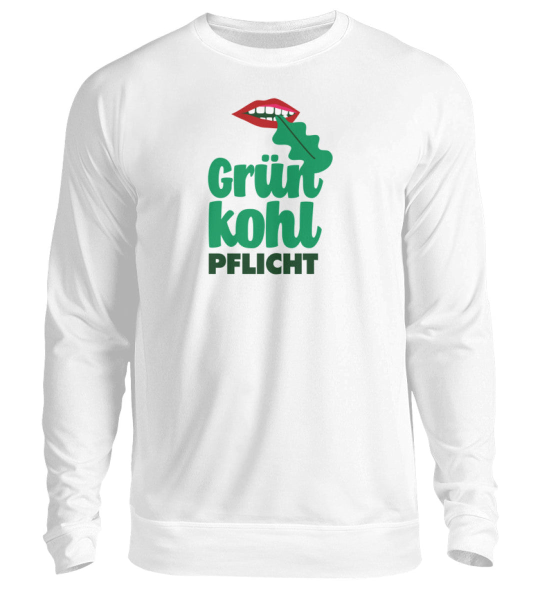 DIE MÖHRE: GRÜNZEUG SWEATER MÄDELS • GRÜNKOHL-PFLICHT-HARLEKINSHOP