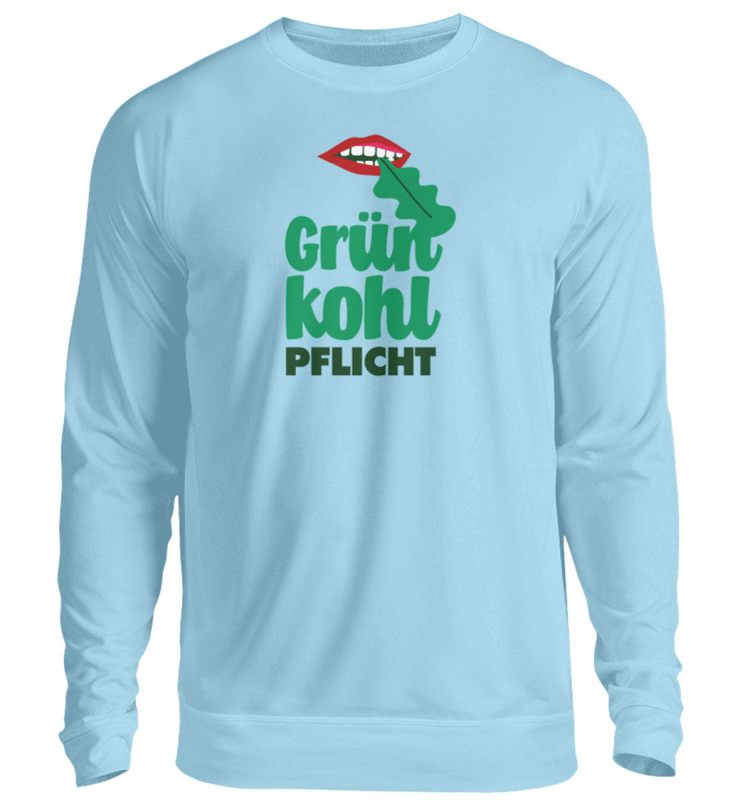 DIE MÖHRE: GRÜNZEUG SWEATER MÄDELS • GRÜNKOHL-PFLICHT-HARLEKINSHOP