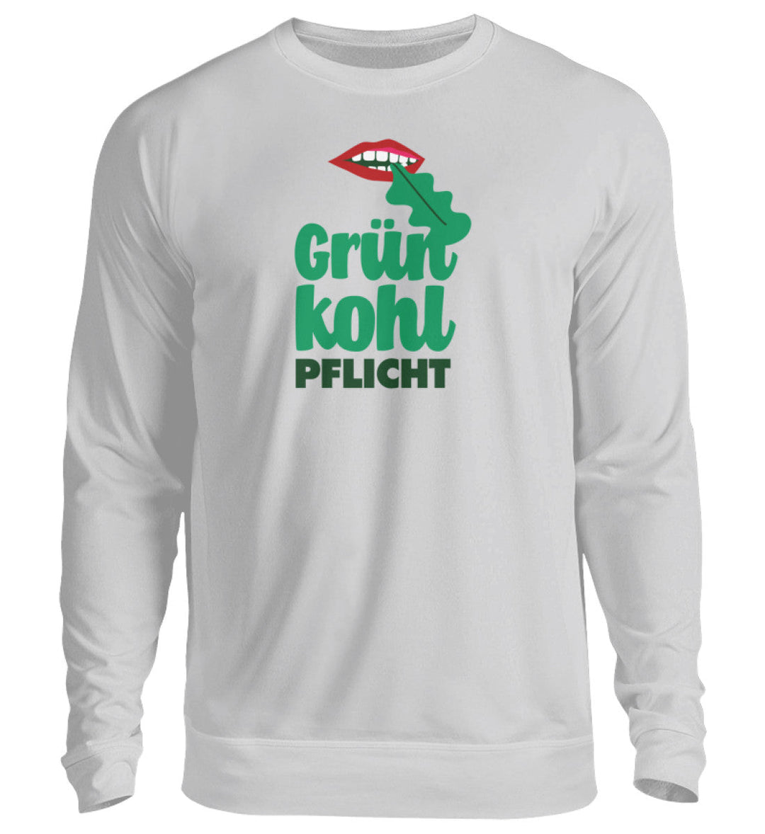 DIE MÖHRE: GRÜNZEUG SWEATER MÄDELS • GRÜNKOHL-PFLICHT-HARLEKINSHOP