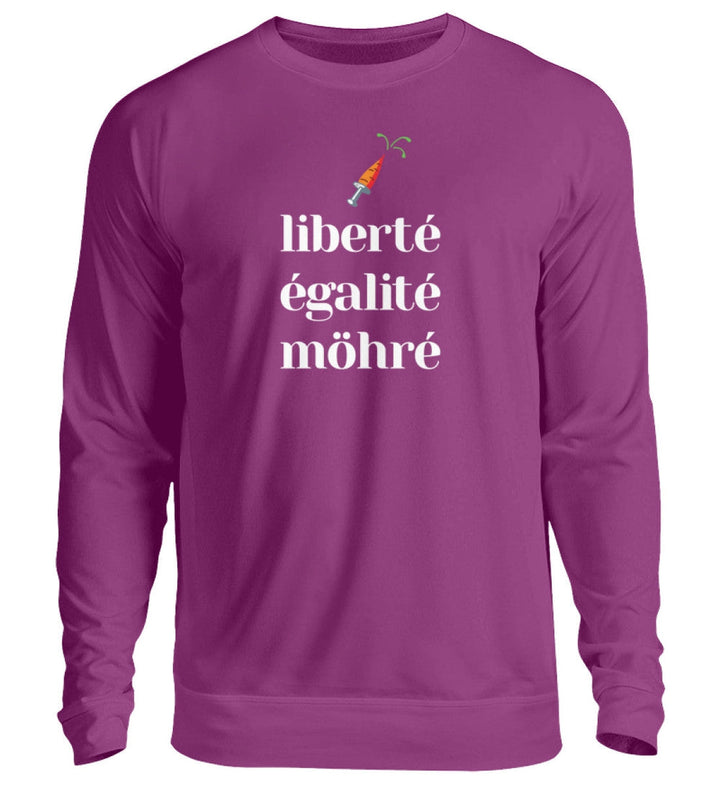 DIE MÖHRE: GRÜNZEUG SWEATER MÄDELS • LIBERTE EGALITE MÖHRE - DUNKEL-HARLEKINSHOP