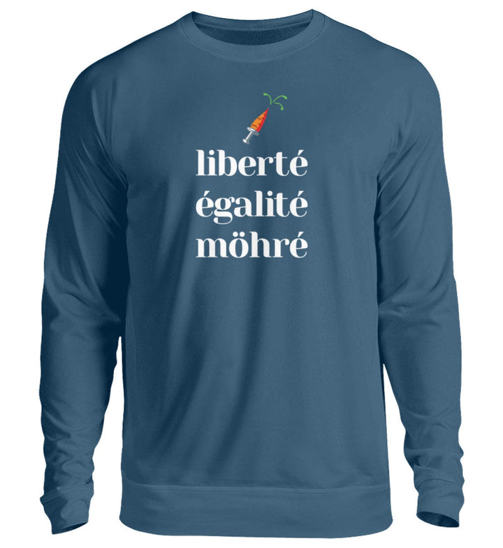 DIE MÖHRE: GRÜNZEUG SWEATER MÄDELS • LIBERTE EGALITE MÖHRE - DUNKEL-HARLEKINSHOP