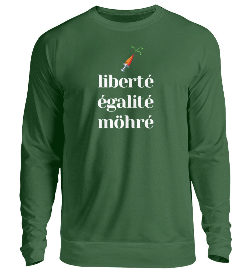 DIE MÖHRE: GRÜNZEUG SWEATER MÄDELS • LIBERTE EGALITE MÖHRE - DUNKEL-HARLEKINSHOP