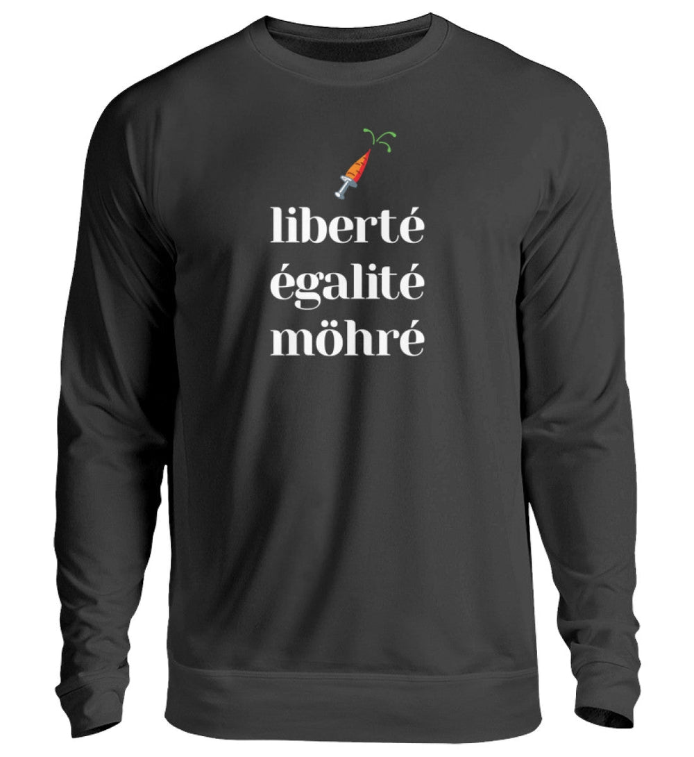DIE MÖHRE: GRÜNZEUG SWEATER MÄDELS • LIBERTE EGALITE MÖHRE - DUNKEL-HARLEKINSHOP