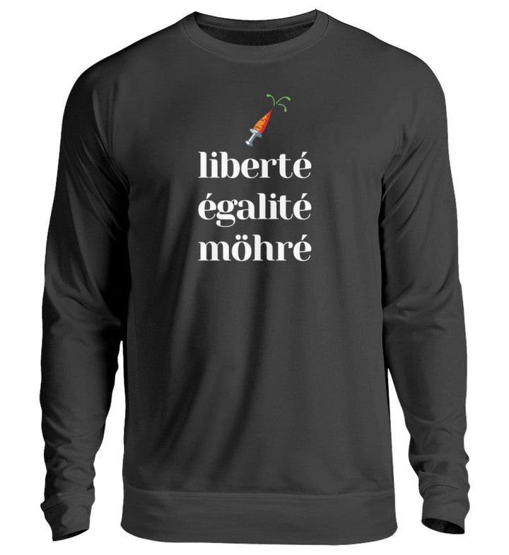 DIE MÖHRE: GRÜNZEUG SWEATER MÄDELS • LIBERTE EGALITE MÖHRE - DUNKEL-HARLEKINSHOP