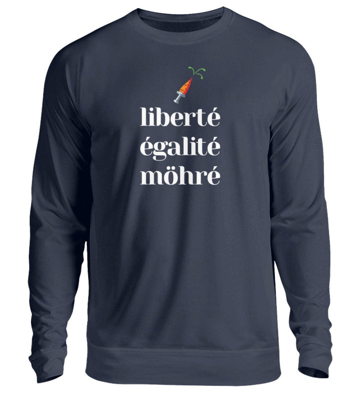 DIE MÖHRE: GRÜNZEUG SWEATER MÄDELS • LIBERTE EGALITE MÖHRE - DUNKEL-HARLEKINSHOP