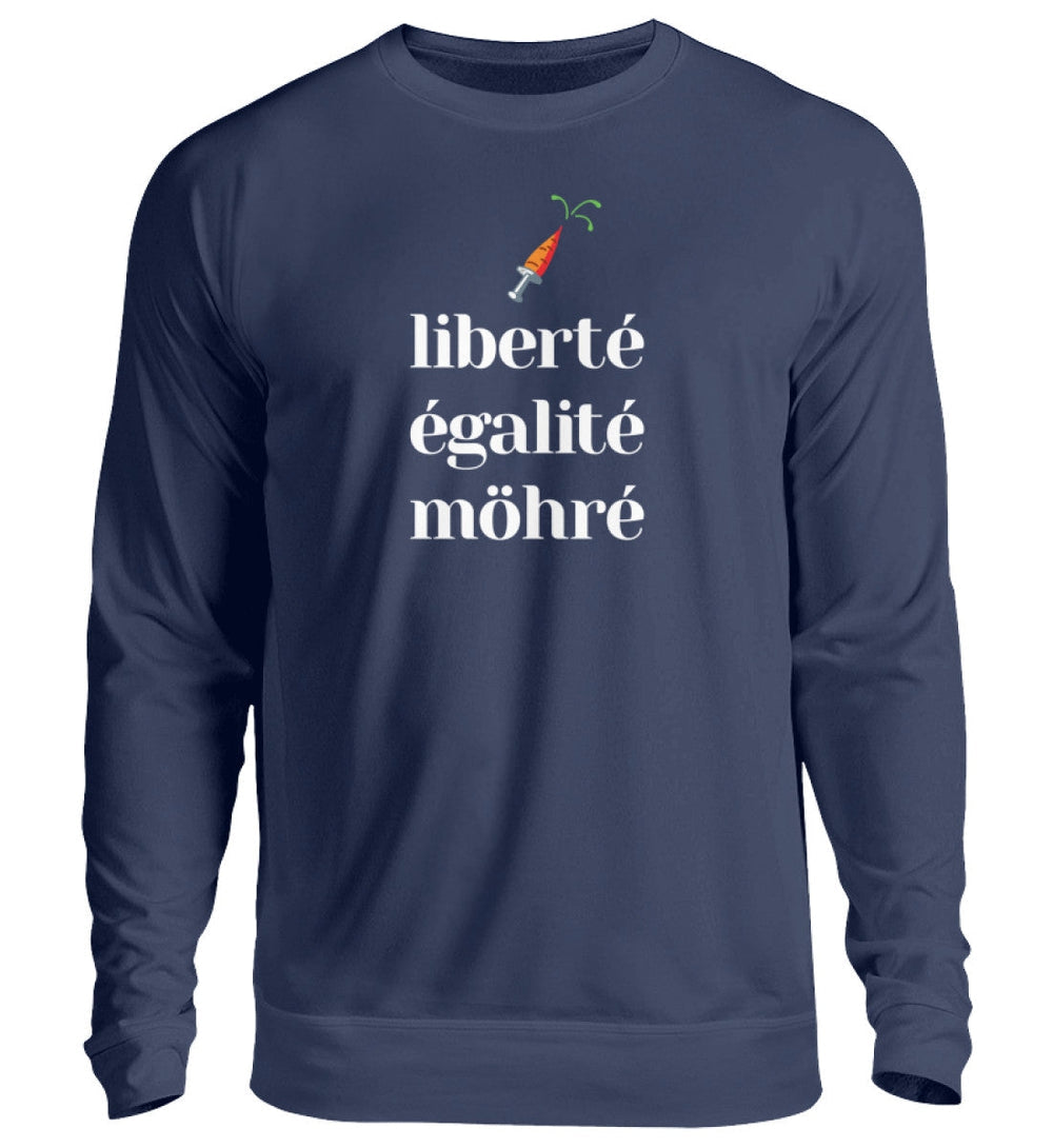 DIE MÖHRE: GRÜNZEUG SWEATER MÄDELS • LIBERTE EGALITE MÖHRE - DUNKEL-HARLEKINSHOP