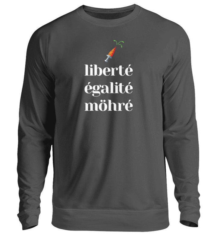 DIE MÖHRE: GRÜNZEUG SWEATER MÄDELS • LIBERTE EGALITE MÖHRE - DUNKEL-HARLEKINSHOP